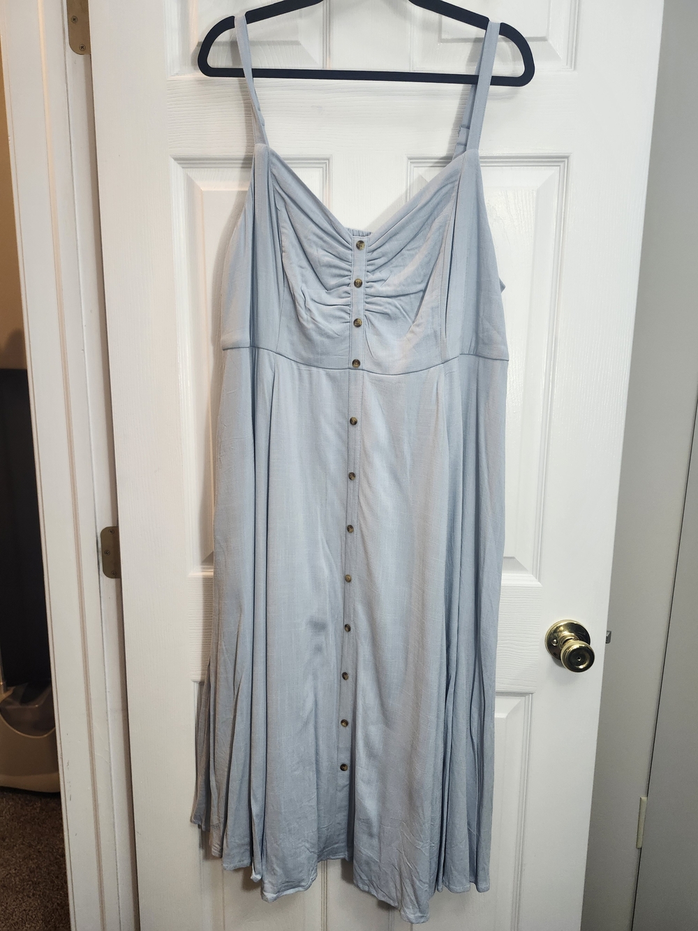 Neutral Maxi Dress Summer Bundle: Striped, Blue,& Charcoal | 3X, 2 NWT, 1 NWOT - Picture 3 of 13